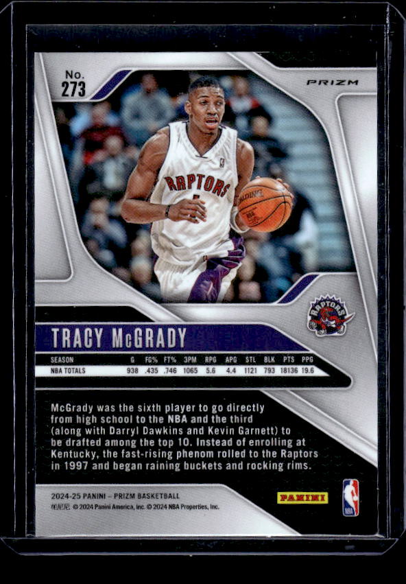 2024-25 Panini Prizm #273 Tracy McGrady Prizms Green