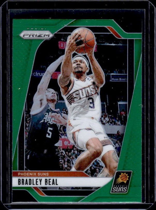 2024-25 Panini Prizm #54 Bradley Beal Prizms Green