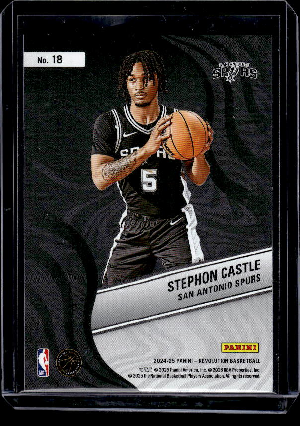 2024-25 Panini Revolution #18 Stephon Castle New Wave