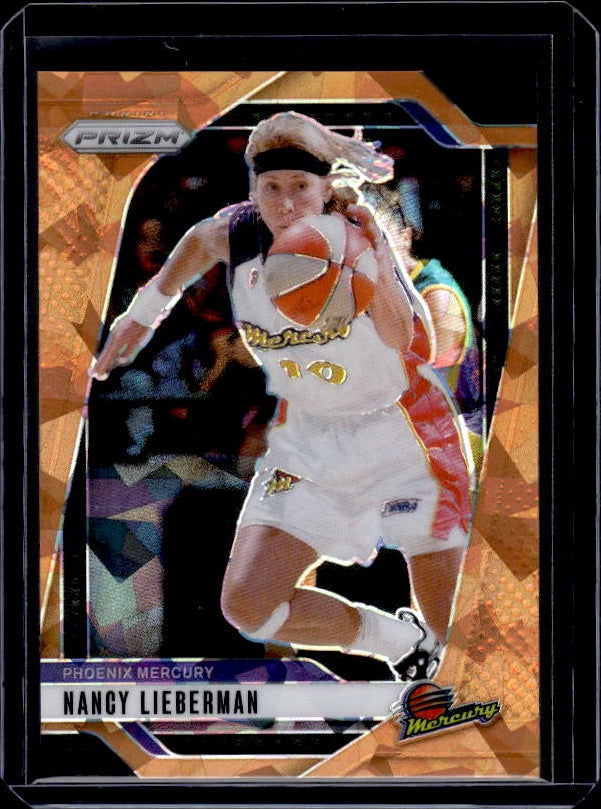 2024 Panini Prizm WNBA #139 Nancy Lieberman Ice Orange Prizms