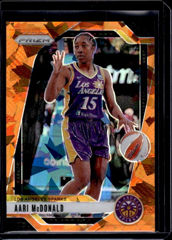 2024 Panini Prizm WNBA #97 Aari McDonald Ice Orange Prizms