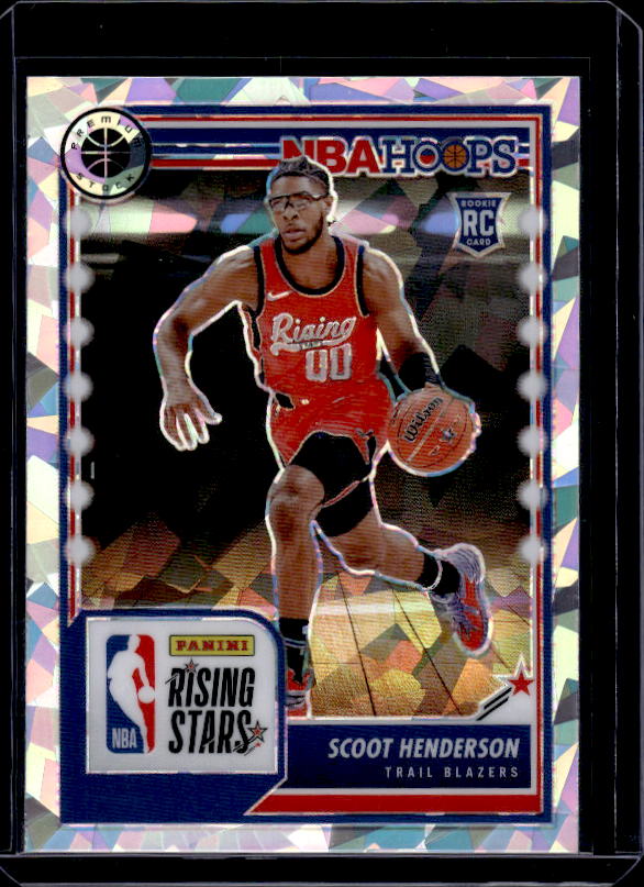 2023-24 Hoops Premium Stock #280 Scoot Henderson Ice Prizm