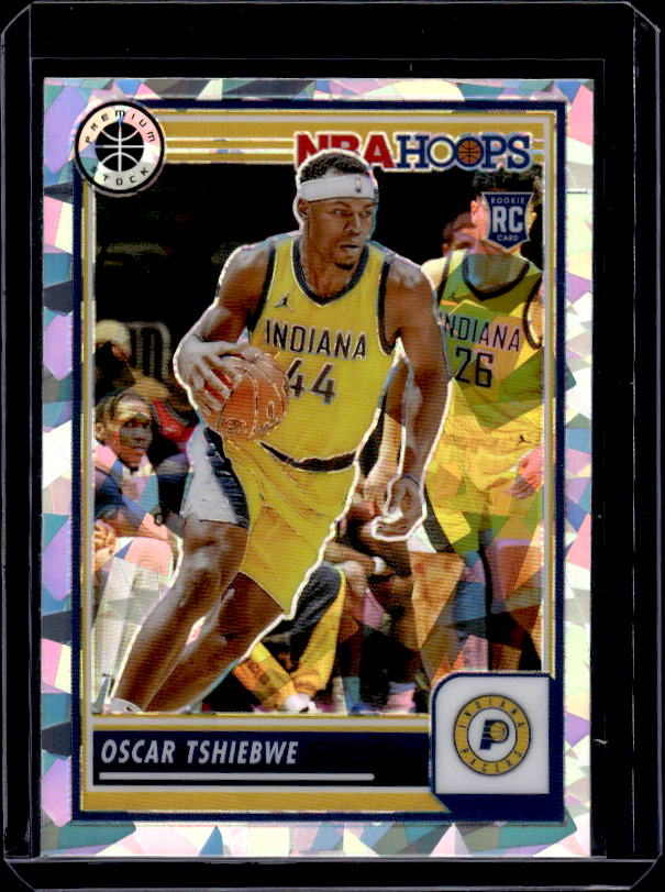 2023-24 Hoops Premium Stock #13 Oscar Tshiebwe Ice Prizm