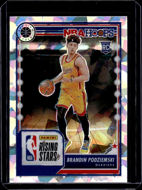 2023-24 Hoops Premium Stock #297 Brandin Podziemski Ice Prizm