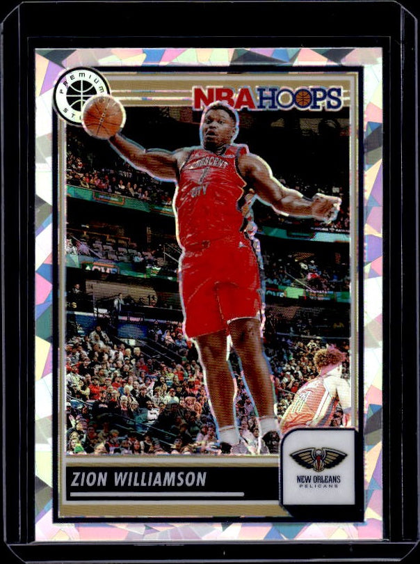2023-24 Hoops Premium Stock #270 Zion Williamson Ice Prizm