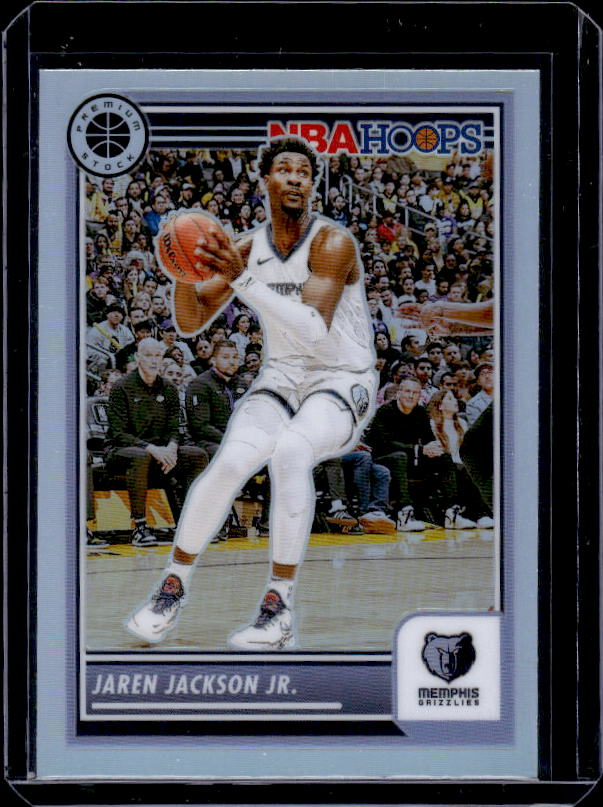 2023-24 Hoops Premium Stock #124 Jaren Jackson Jr. Silver Prizm