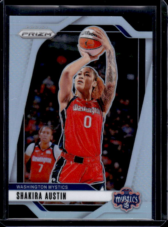 2024 Panini Prizm WNBA #134 Shakira Austin Silver Prizms