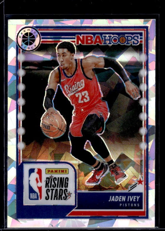2023-24 Hoops Premium Stock #284 Jaden Ivey Ice Prizm