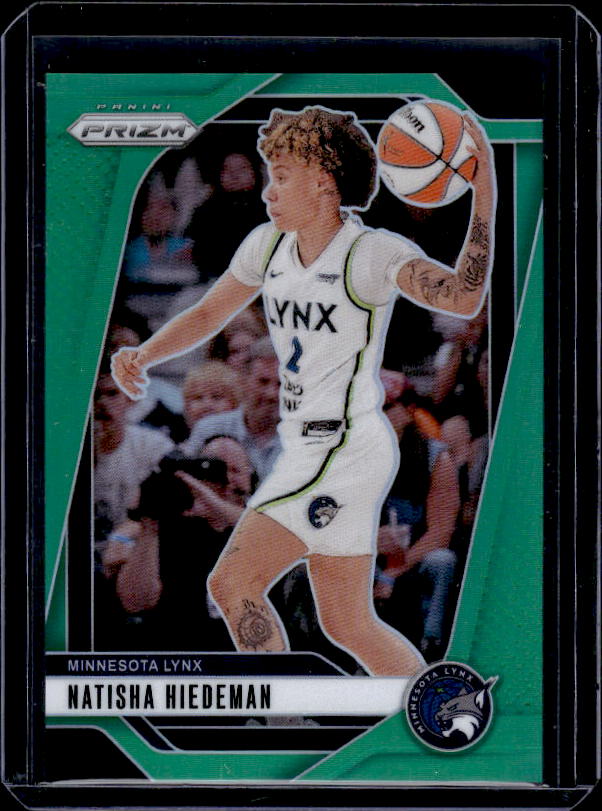 2024 Panini Prizm WNBA #18 Natisha Hiedeman Green Prizms