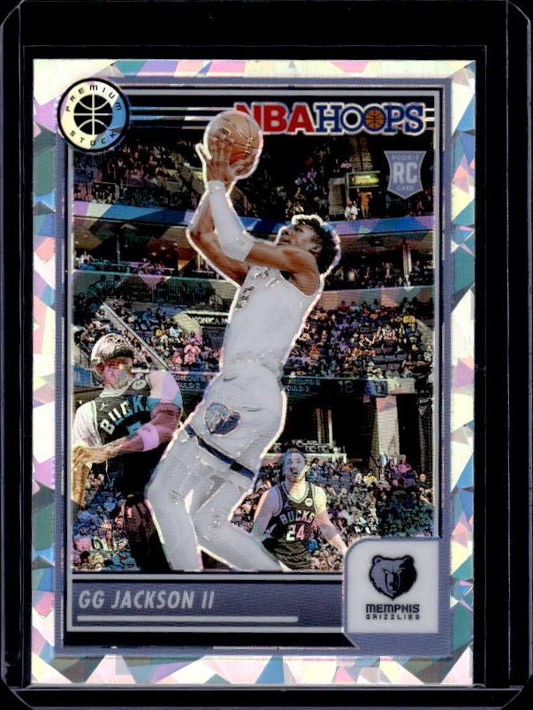 2023-24 Hoops Premium Stock #43 GG Jackson II Ice Prizm