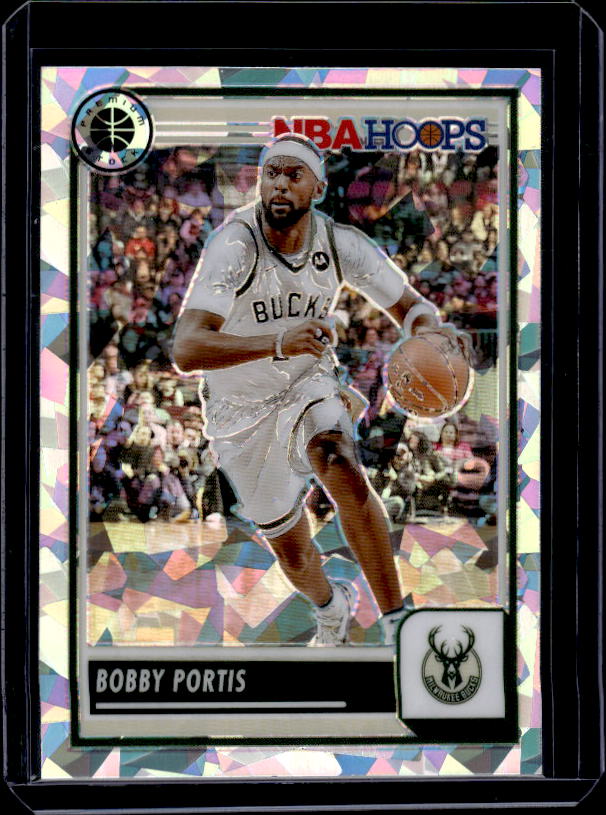 2023-24 Hoops Premium Stock #48 Bobby Portis Ice Prizm