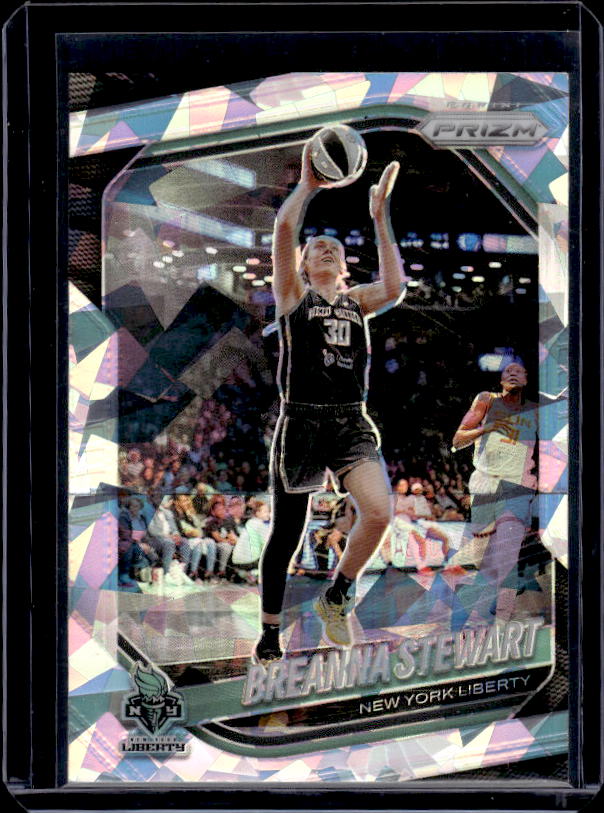 2025 Panini Prizm WNBA #26 Breanna Stewart Ice Prizms