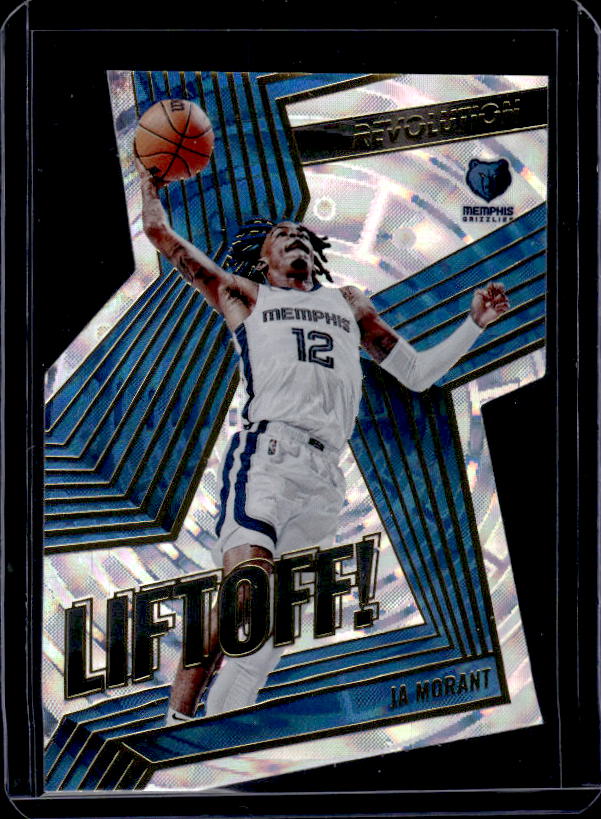 2021-22 Panini Revolution #1 Ja Morant Liftoff! Fractal