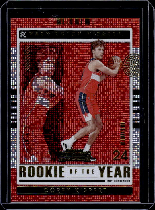 2021-22 Panini Contenders #15 Corey Kispert Rookie of the Year Contenders