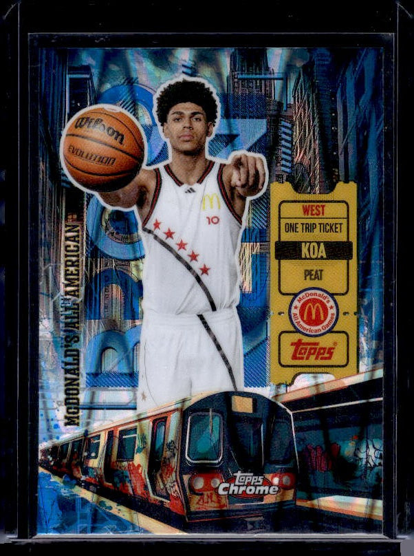 2025 Topps Chrome McDonald's All American #13 Koa Peat RayWave