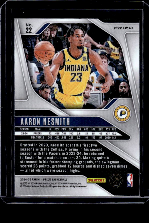 2021-22 Panini Prizm #94 Aaron Nesmith Fast Break