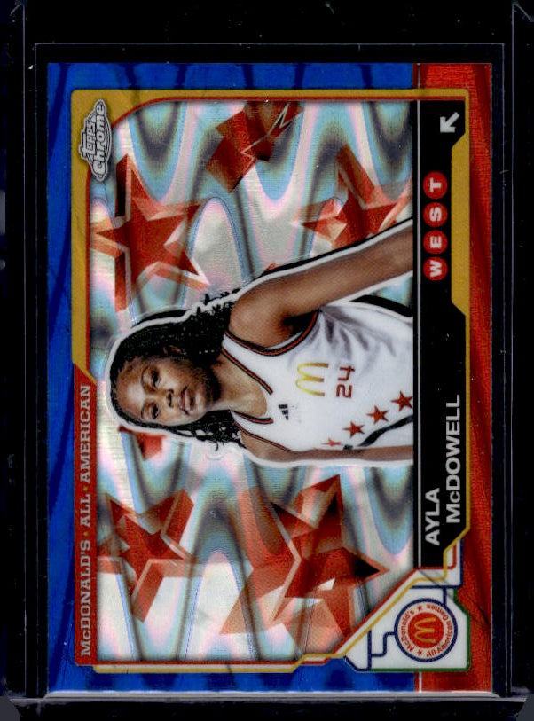 2025 Topps Chrome McDonald's All American #70 Ayla McDowell RayWave