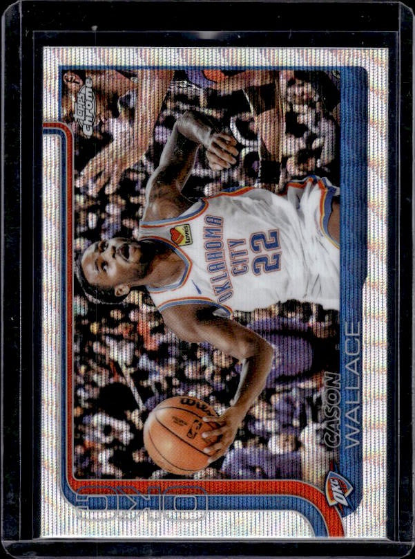 2025-26 Topps Chrome #191 Cason Wallace Wave Refractor