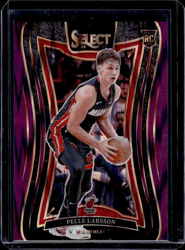 2024-25 Panini Select #400 Pelle Larsson Purple Flash Prizm #/249