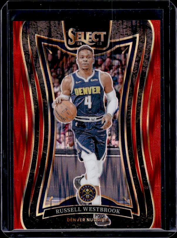 2024-25 Panini Select #311 Russell Westbrook Red Flash Prizm #/299