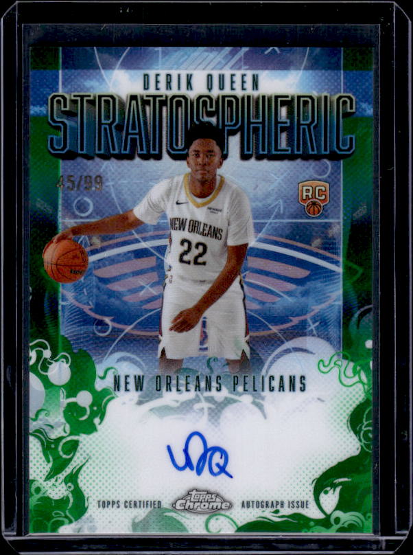 2025-26 Topps Chrome #SMR-DQ Derik Queen Stratospheric Signatures Rookies