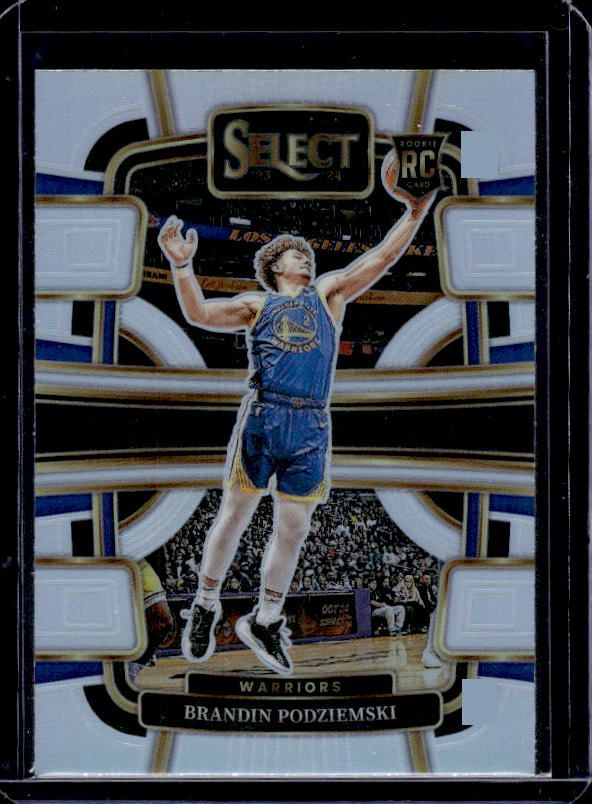 2023-24 Panini Select #93 Brandin Podziemski Silver Prizms