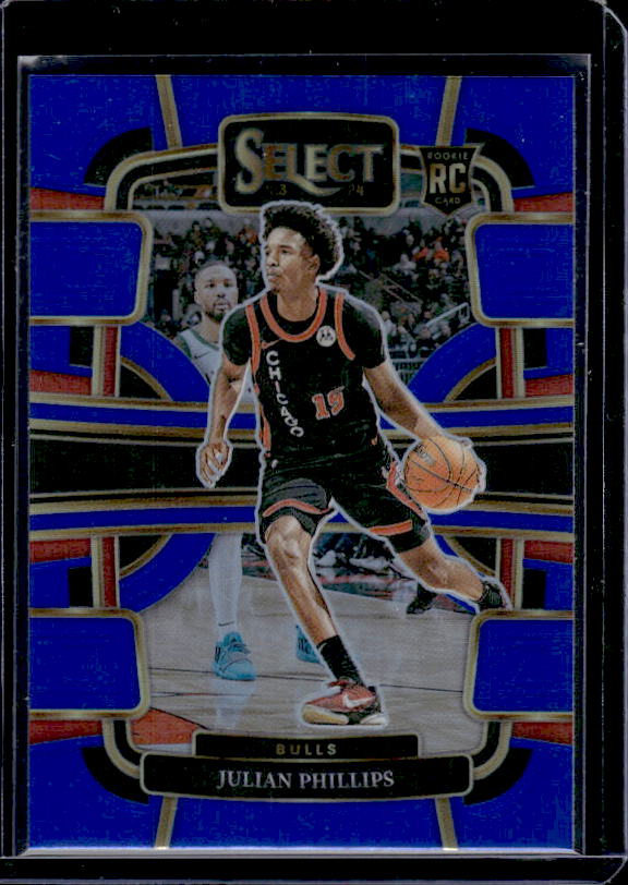 2023-24 Panini Select #82 Julian Phillips Blue Prizms