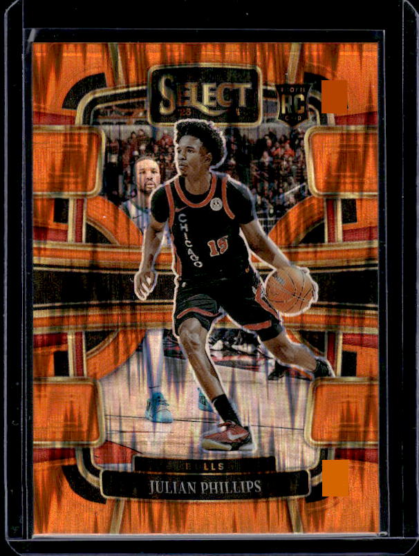 2023-24 Panini Select #82 Julian Phillips Orange Tectonic Prizms