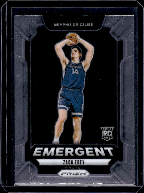 2024-25 Panini Prizm #16 Zach Edey Emergent