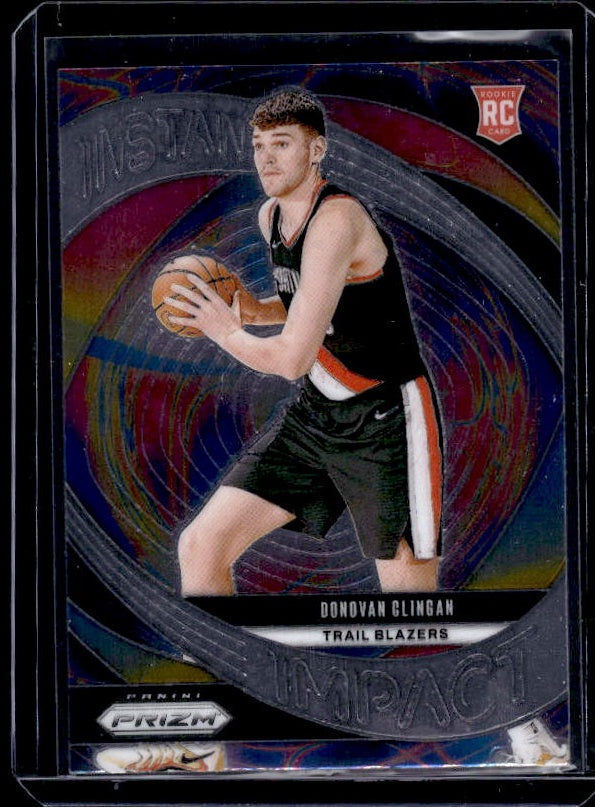 2024-25 Panini Prizm #15 Donovan Clingan Instant Impact