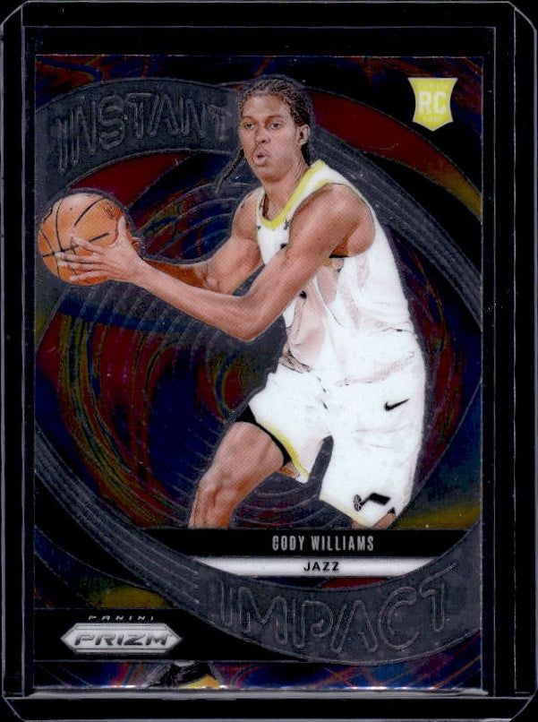 2024-25 Panini Prizm #2 Cody Williams Instant Impact