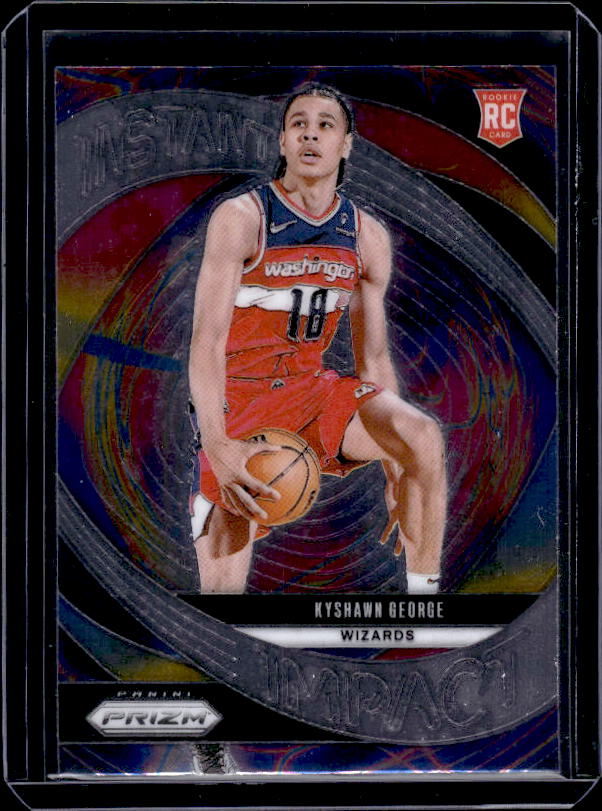 2024-25 Panini Prizm #19 Kyshawn George Instant Impact