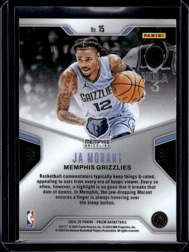 2024-25 Panini Prizm #15 Ja Morant Dominance