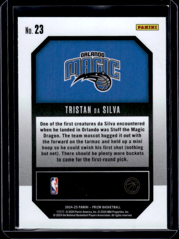 2024-25 Panini Prizm #23 Tristan da Silva Emergent