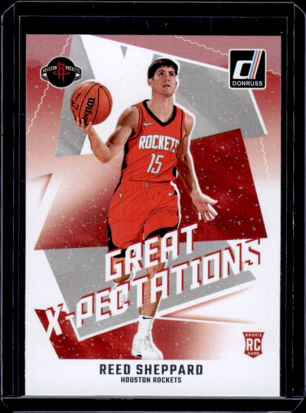 2024-25 Donruss #15 Reed Sheppard Great X-Pectations