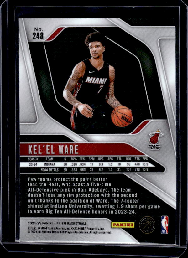 2024-25 Panini Prizm #248 Kel'el Ware