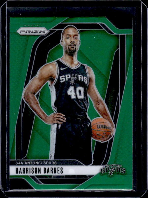2024-25 Panini Prizm #55 Harrison Barnes Prizms Green