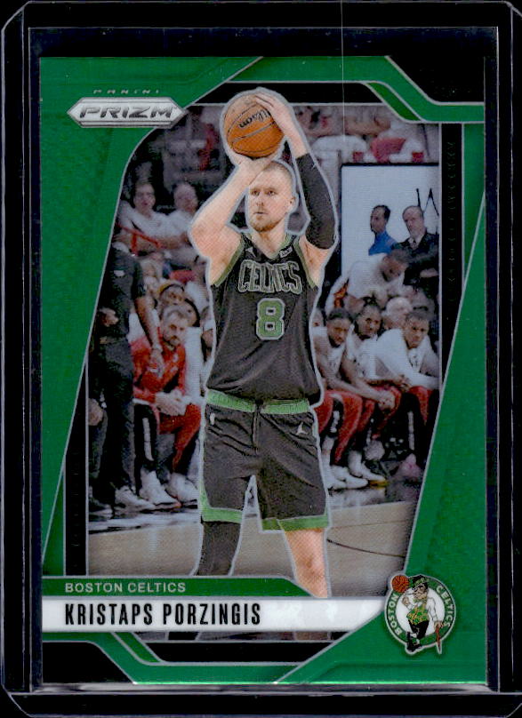 2024-25 Panini Prizm #114 Kristaps Porzingis Prizms Green