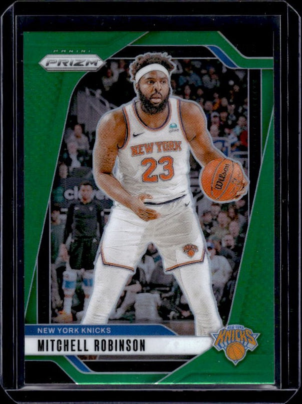 2024-25 Panini Prizm #156 Mitchell Robinson Prizms Green