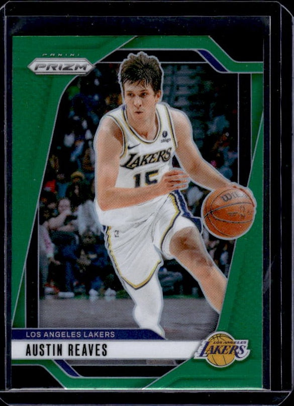2024-25 Panini Prizm #26 Austin Reaves Prizms Green