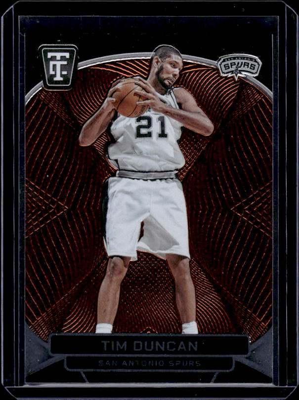 2024-25 Panini Totally Certified #176 Tim Duncan Mirror Bronze