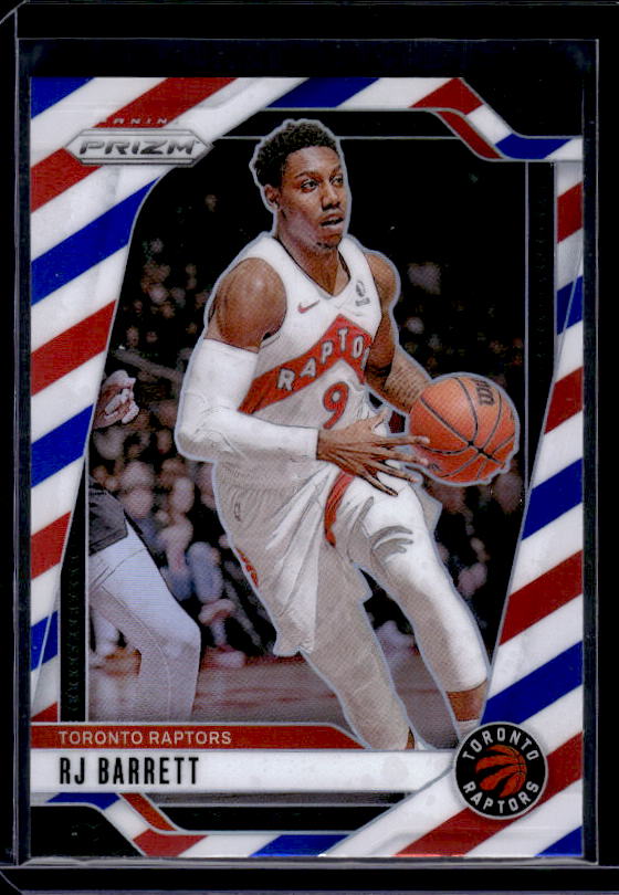 2024-25 Panini Prizm #101 RJ Barrett Prizms Red White and Blue
