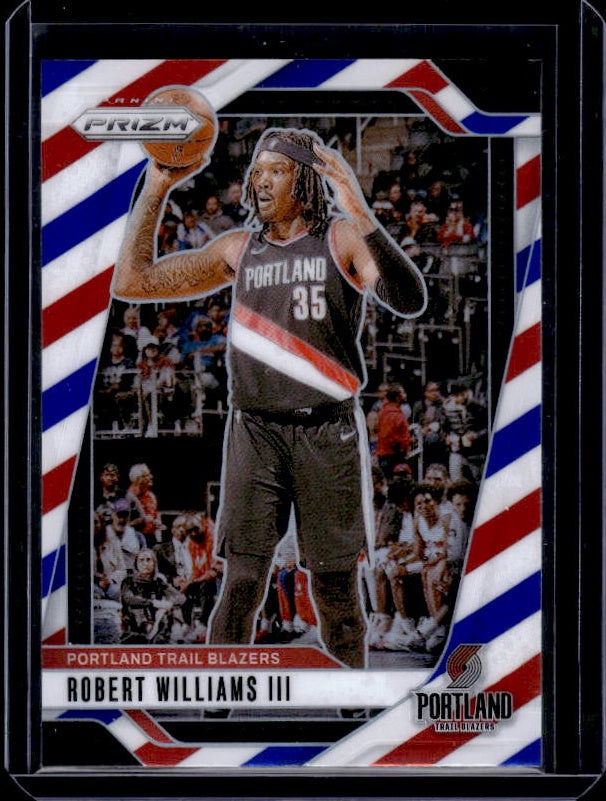 2024-25 Panini Prizm #126 Robert Williams III Prizms Red White and Blue