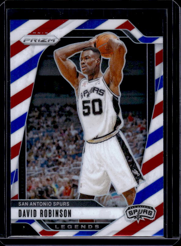 2024-25 Panini Prizm #288 David Robinson Prizms Red White and Blue