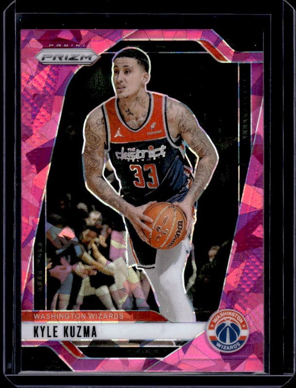 2024-25 Panini Prizm #150 Kyle Kuzma Prizms Pink Ice