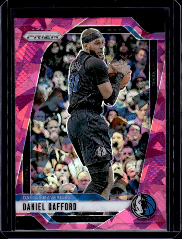 2024-25 Panini Prizm #124 Daniel Gafford Prizms Pink Ice