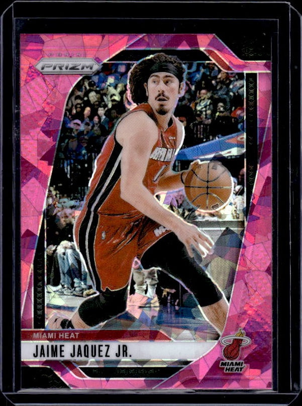 2024-25 Panini Prizm #138 Jaime Jaquez Jr. Prizms Pink Ice