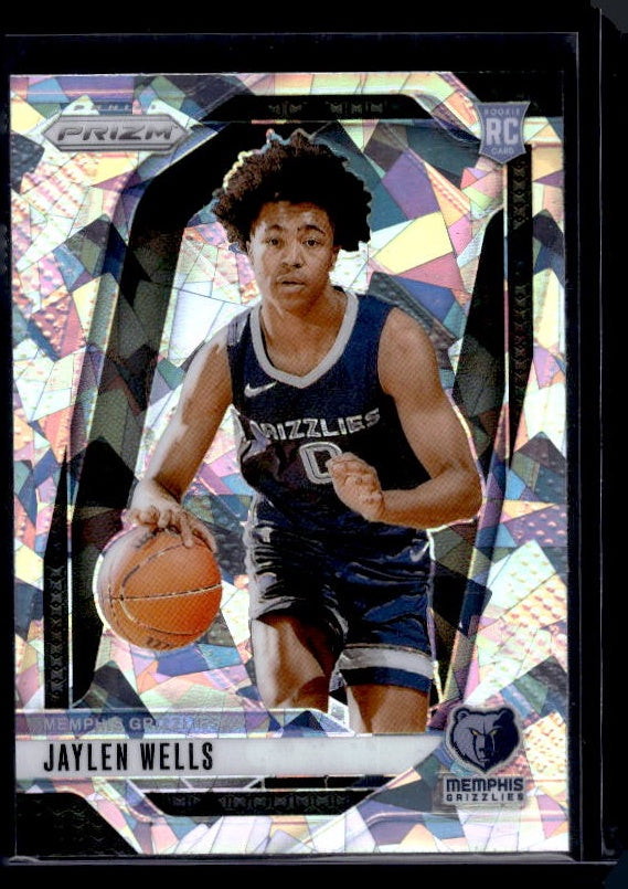 2024-25 Panini Prizm #239 Jaylen Wells Prizms Ice
