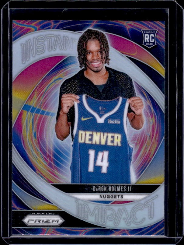 2024-25 Panini Prizm #12 DaRon Holmes II Instant Impact Prizms Silver
