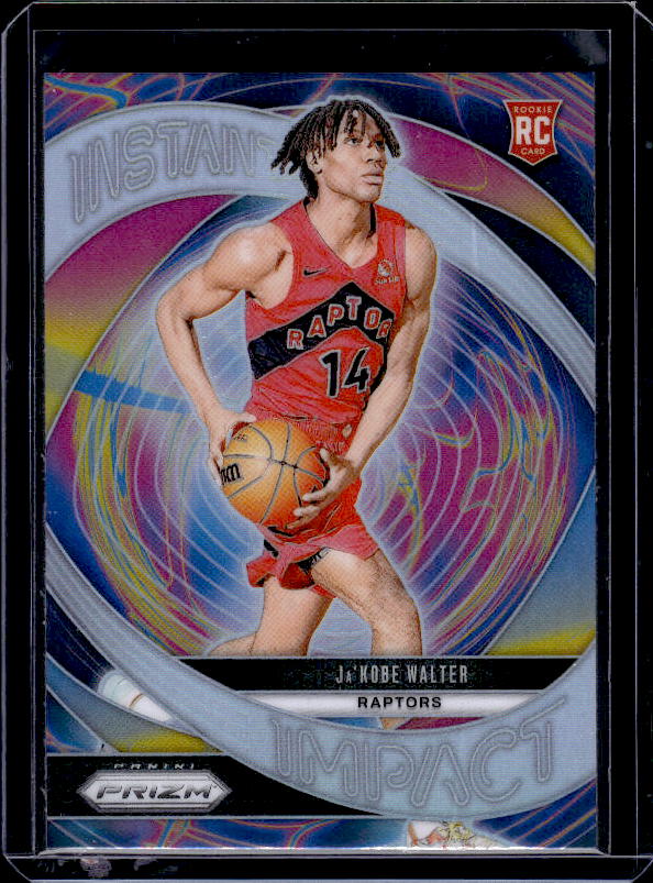 2024-25 Panini Prizm #18 Ja'Kobe Walter Instant Impact Prizms Silver